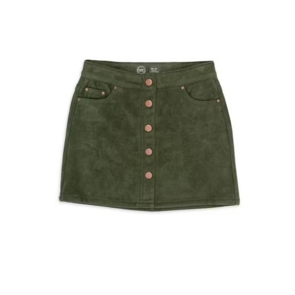 $15 EUC WONDER NATION skirt PLUS‎ XXL/2X/18 olive solid